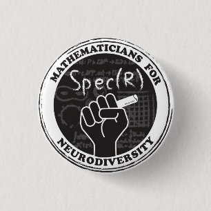 Mathematiker für den Neurodivergenzknopf Button