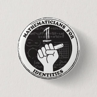 Mathematiker für Identitätsknopf Button