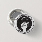 Mathematiker für Sammelklage-Knopf Button (Vorne & Hinten)