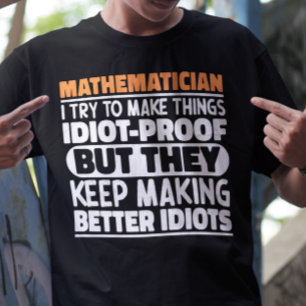 Mathematiker Ich versuche Dinge zu Lustigen Sprüch T-Shirt