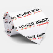 Mathematiker _im Bau Krawatte (Gerollt)