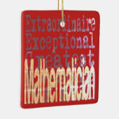 Mathematiker Keramikornament (Rechts)