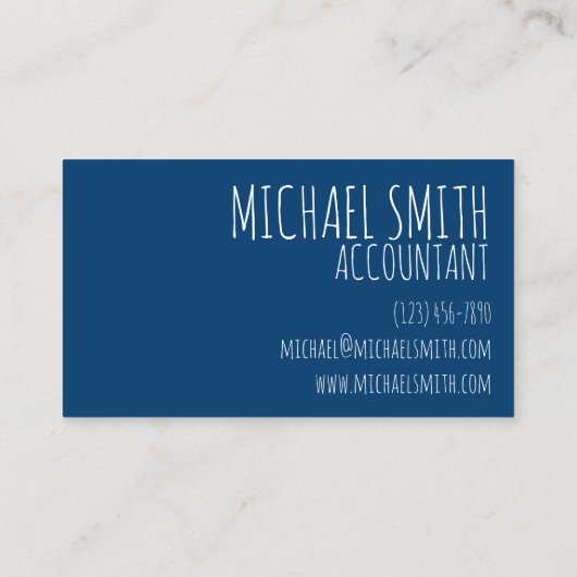 Mathematiker Lehrer Mathematik Visitenkarte (Rückseite)