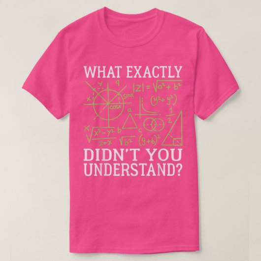 Mathematiker Lehrer Physik Formel Mathematiker T-Shirt (Design vorne)