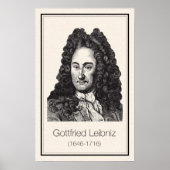 Mathematiker - Leibniz Poster (Vorne)