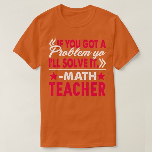 Mathematiker löst Problem Yo T-Shirt (Design vorne)