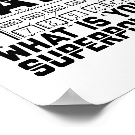 Mathematiker | Mathe Teacher Students Gift Ideale Poster (Ecke)