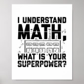 Mathematiker | Mathe Teacher Students Gift Ideale Poster (Vorne)