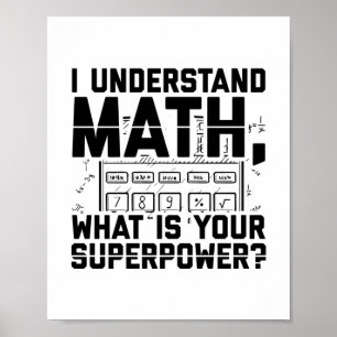 Mathematiker Mathe Teacher Students Gift Ideale Poster