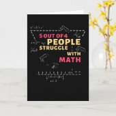 Mathematiker Mathematik Sprichwort Funny Mathemati Karte (Gelbe Blume)