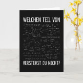 Mathematiker Mathematiker Funny Gift Karte (Gelbe Blume)