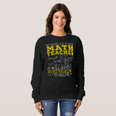 Mathematiker Mathematiker Mathematics School Numb Sweatshirt (Vorne ganz)