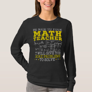 Mathematiker Mathematiker Mathematics School Numb T-Shirt