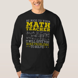 Mathematiker Mathematiker Mathematics School Numb T-Shirt
