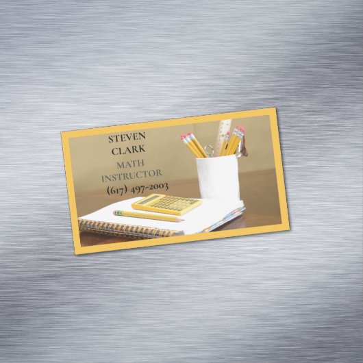 Mathematiker/Mathematiker/zurück zur Schule Magnetische Visitenkarte (Beispiel)