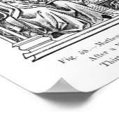 Mathematiker Mönche: Eine lehrt den Globus Poster (Ecke)