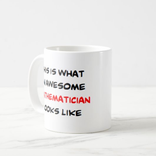Mathematiker, phantastisch kaffeetasse (Vorderseite Links)