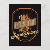 Mathematiker Postkarte (Vorderseite)