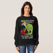 Mathematiker Saurus Rex wie ein normaler Lehrer, a Sweatshirt (Vorne ganz)