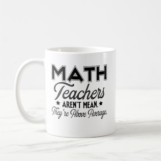 Mathematiker sind Gemein, dass sie über dem Durchs Kaffeetasse (Links)