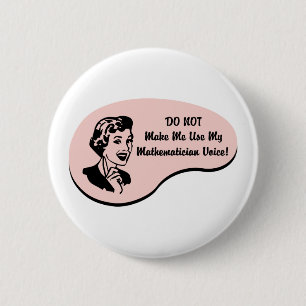 Mathematiker-Stimme Button