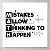 Mathematiker | Studierende Mathematik Geschenk Poster (Vorne)