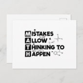 Mathematiker | Studierende Mathematik Geschenk Postkarte (Vorne/Hinten)