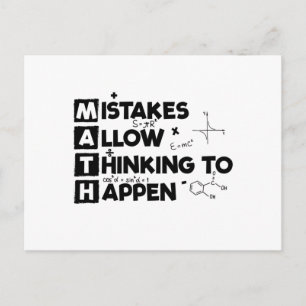 Mathematiker   Studierende Mathematik Geschenk Postkarte