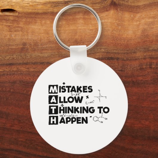 Mathematiker | Studierende Mathematik Geschenk Schlüsselanhänger (Vorderseite)