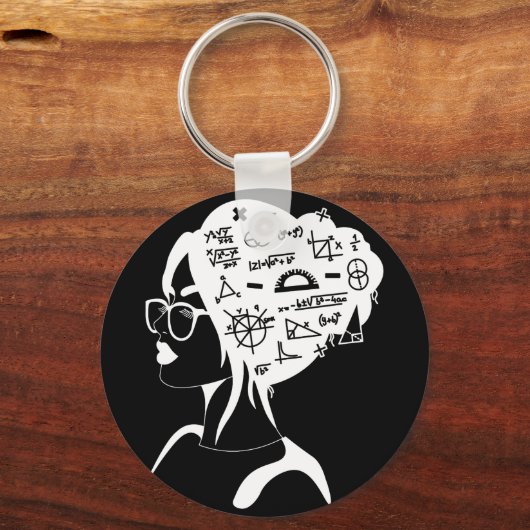 Mathematiker unterrichten Mathematik Schlüsselanhänger (Vorderseite)