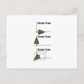 Mathematiker Weihnachtsgeschenke Postkarte (Vorderseite)