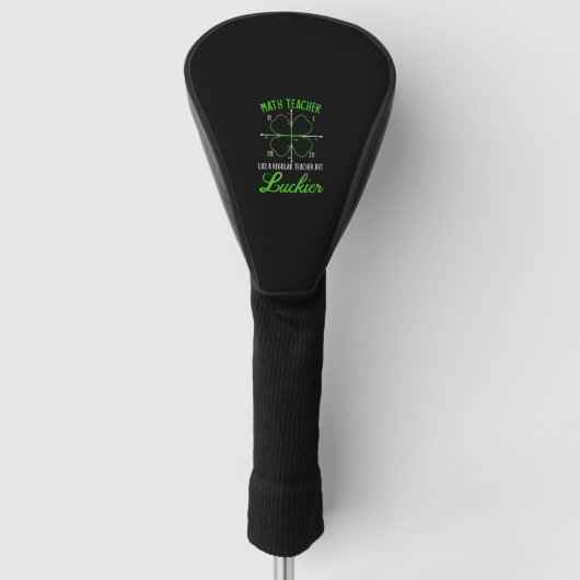 Mathematiker wie Regular Luckier St. Patrick's Da Golf Headcover (Vorderseite)