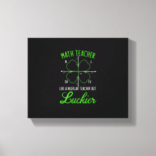 Mathematiker wie Regular Luckier St. Patrick's Da Leinwanddruck
