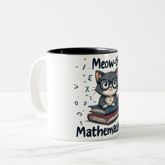 Mathematiker Zweifarbige Tasse (Vorderseite Links)