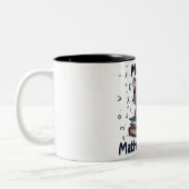 Mathematiker Zweifarbige Tasse (Links)