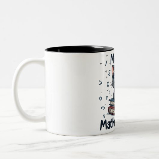 Mathematiker Zweifarbige Tasse (Links)