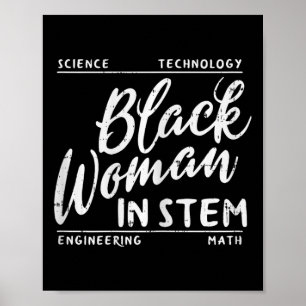 Mathematikerin in Stammkunde, Math African Melanin Poster