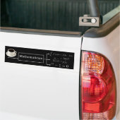 Mathematikermaschine (Schwarzes) Autoaufkleber (Auf Lkw)