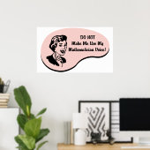 Mathematikerstimme Poster (Heimbüro)