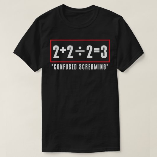 Mathematikgleichung T-Shirt (Design vorne)