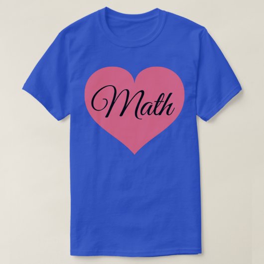Mathematikherz T-Shirt (Design vorne)