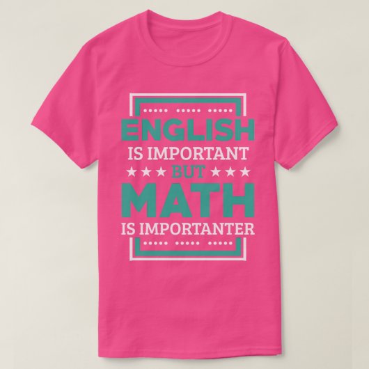 Mathematiklehrer (3) T-Shirt (Design vorne)