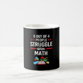 Mathematiklehrer 5 von 4 Personen Kaffeetasse (Mittel)