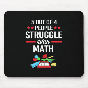 Mathematiklehrer 5 von 4 Personen Mousepad