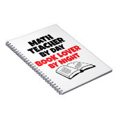 Mathematiklehrer am Tag Buch Lover by Night (Rechte Seite)