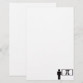 Mathematiklehrer Briefpapier (Vorne/Hinten)