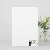 Mathematiklehrer Briefpapier (Stehend Vorderseite)
