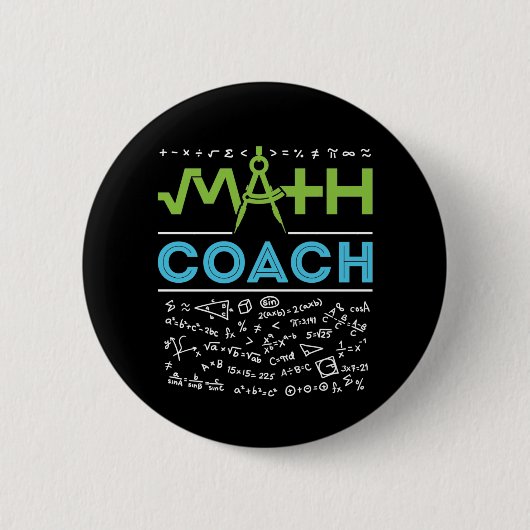 Mathematiklehrer Button (Vorderseite)