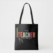 Mathematiklehrer Custom Black Tasche (Vorderseite)