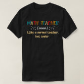 Mathematiklehrer definiert 2 T-Shirt (Design vorne)